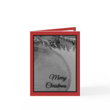 Natal Ornamento Carmesim – Cartão de Férias Elegan