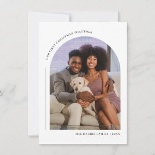 Festividades Nosso primeiro Cartão com fotos de Natal juntos