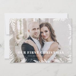 Festividades Nosso Primeiro Cartão de Natal Recém-Chegado