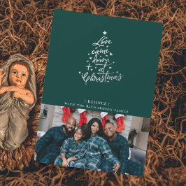 Festividades O Amor Caiu Do Cartão De Natal