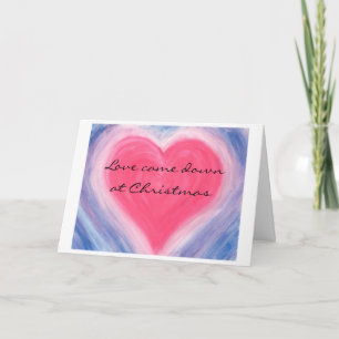 Festividades O amor caiu no cartão de Natal
