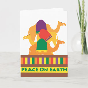 Festividades O Cartão de Férias de Camel Maravilhoso e Sábio