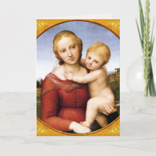 Festividades O Cartão de Natal da Madonna Cowper