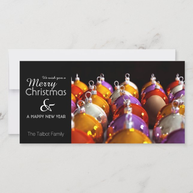 Festividades O Cartão de Natal de Merry Personalizado INTRUDER (Frente)