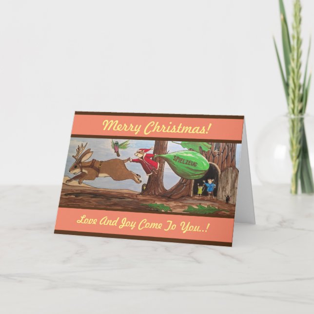 Festividades O cartão de Natal do PJ McMouse! (Frente)