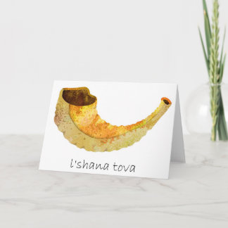Festividades O cartão Hashana-Judaico bonito de ano novo de