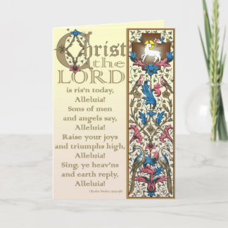 Festividades O cristo o senhor é cartão de páscoa hoje