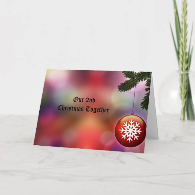 Festividades ò Do Natal cartão de Natal junto (Frente)