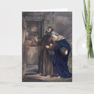 Festividades O primeiro cartão da Noite de Natal