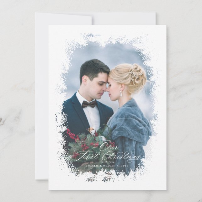 Festividades O Primeiro Cartão de Natal do Nosso Primeiro Natal (Frente)