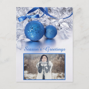 Festividades O seu cartão postal de Natal personalizado FOTO