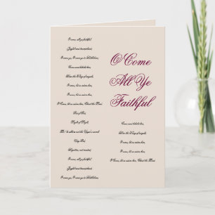 Festividades O Venha Todos Os Seus Cartão De Natal Fiel