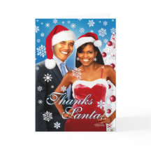 Obrigado, Papai Noel! Cartão de Natal