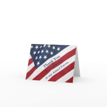 Obrigado pelo Cartão de Saudação das Forças Armada