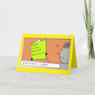 Festividades Obtendo Cartão de Piada de Aniversário Mais Antigo