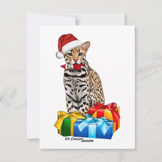 Festividades Ocelot - Cartão de Férias (Verso)