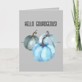 Festividades Olá Cartão de Férias Dobrado Gourdgeous 5" x 7"