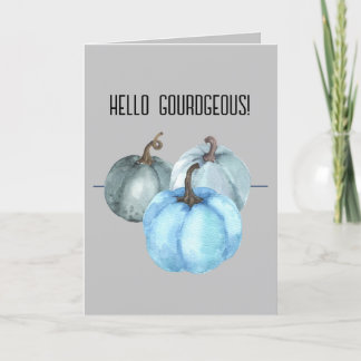 Festividades Olá Cartão de Férias Dobrado Gourdgeous 5" x 7"