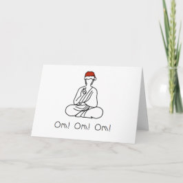 Festividades Om! Om! Om! Cartão de Natal Buda