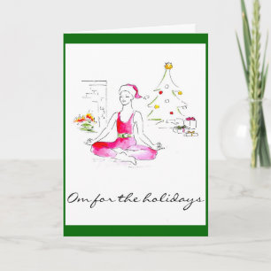 Festividades Om para o Cartão de Saudação de Feriados