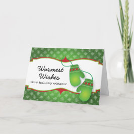 Festividades Os desejos os mais mornos com o cartão de Natal