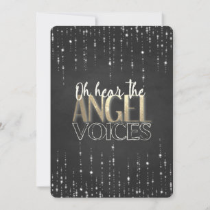 Festividades Ouça O Cartão De Natal Do Angel Voices