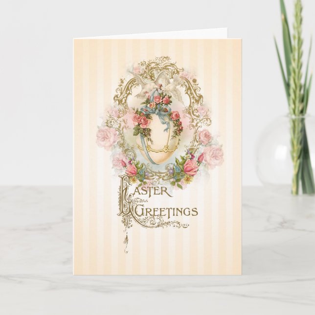 Festividades Ovo Celestial - Cartão Saudação de Páscoa (Frente)