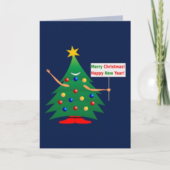 Festividades Padrão (5" x 7"), cartão de Natal (Frente)