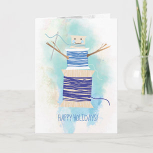 Festividades Palitos de costura de fio de agulha cartão de Nata