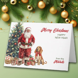 Festividades Papai Noel e Cartão de Natal de Bloodhound