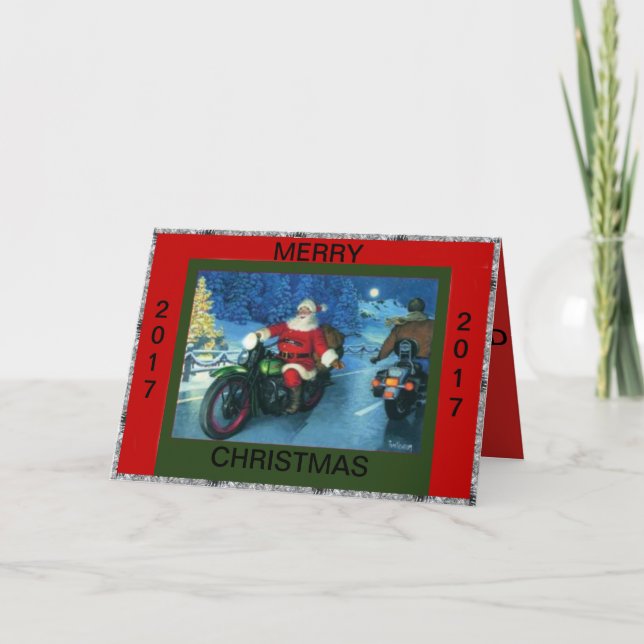 FESTIVIDADES PAPAI NOEL QUE MONTA UM CARTÃO DE NATAL DA (Frente)