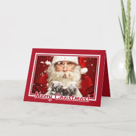 Festividades Papais noeis / Cartão de saudação FOTO de Natal