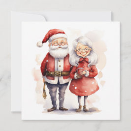 Festividades Papais noeis e Cartão de Natal da Sra. Claus