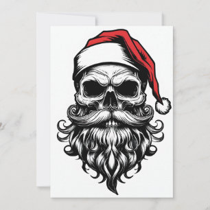 Festividades Papais noeis legal Cartão de Natal Único com Cavei