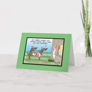 Festividades Partido engraçado do erro do cartão de Natal