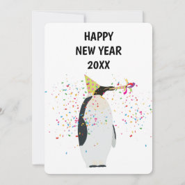 Festividades Partilha de pinguins - Cartão de Anos novos de Fér