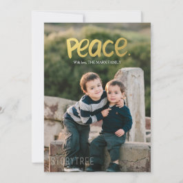 Festividades Paz | Cartão de Foto de Férias