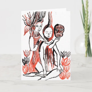 Festividades Penetrar no meu coração e remover o cartão de másc