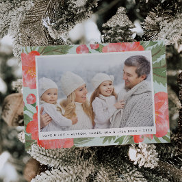 Festividades Peônia de Inverno | Cartão de Fotos de Férias