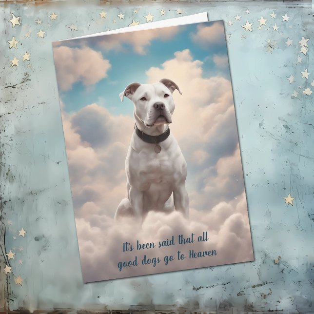 Festividades Perda de Cartão de condolências do Cachorro Branco (Criador carregado)