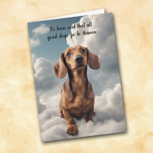 Festividades Perda de Cartão de condolências do Cachorro Vermel
