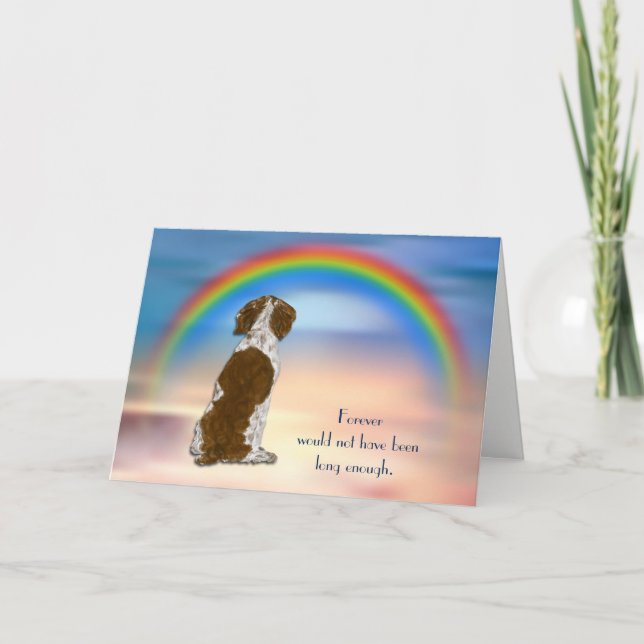 Festividades Perda do Cartão de condolências espanhol Rainbow (Frente)