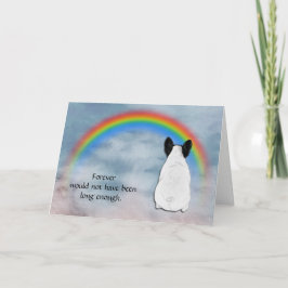 Festividades Perda do Cartão de condolências francês Bulldog