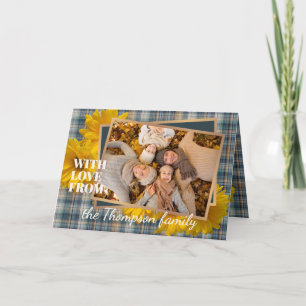 Festividades Personalizado Com Amor Por Cartão De Férias De Açã