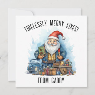 Festividades Personalizar Cartão De Natal Para Mecânica Automát