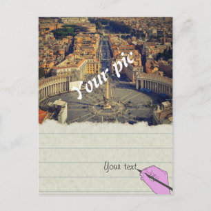 Festividades Personalizar Cartão Postal de Feriado