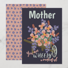 Festividades Personalizável "WHEELY maravilhoso" - Cartão de sa