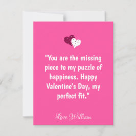 Festividades Personalize cartão de dia dos namorados com massag