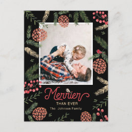 Festividades Pine Cone | Cartão Postal | Cartão de Foto de Féri