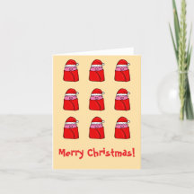 Porcos nos cobertores Cartão de Natal